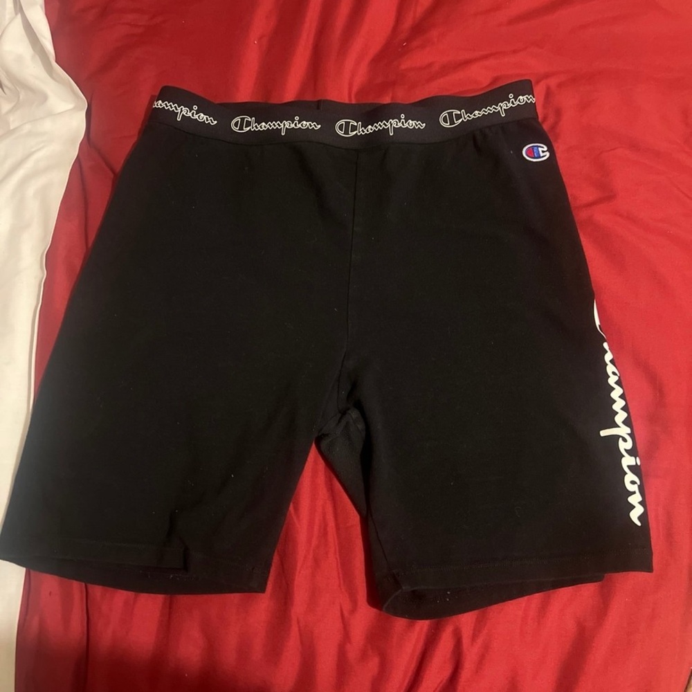 Champion Women Size XL Black Biking shorts